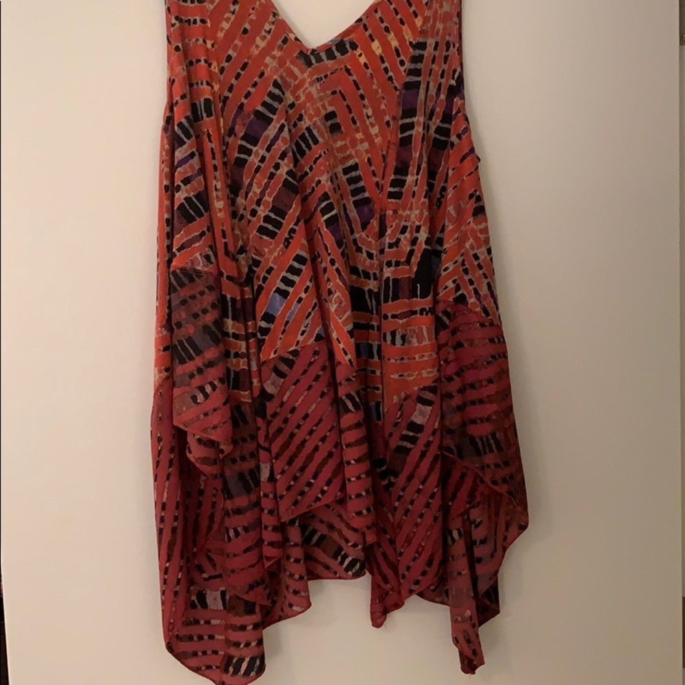 Free people flowy long shirt/cover up